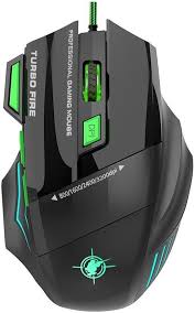 MS7 Gaming Mouse Wired Mouse Gamer Ergonomic Optical Mice For PC Laptop Games Quality 7 Buttons USB Computer